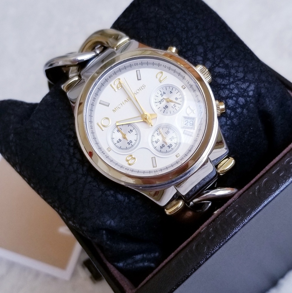Gold and Silver Link Michael Kors watch